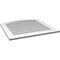 Ekena Millwork Arch Top Surface Mount PVC Gable Vent: Functional, w/ 3-1/2"W x 1"P Standard Frame, 32"W x 32"H GVPAR32X3201SF - alternate 4